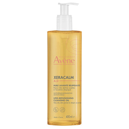 Avène XeraCalm A.D Huile Lavante Relipidante 400ml – Nettoyante & Apaisante