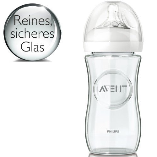 AVENT BIBERON NATURAL EN VERRE 240 ML