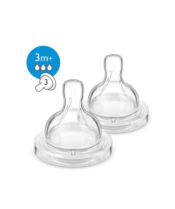 AVENT 2 TETINES- 3M+ / 3T