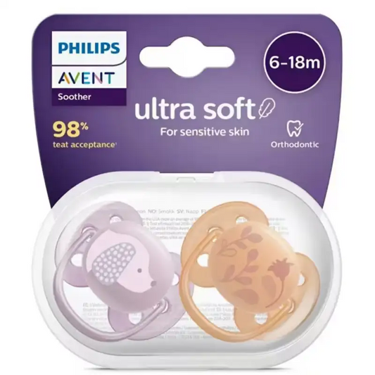 AVENT SUCETTE SOFT 6-18M GIRL