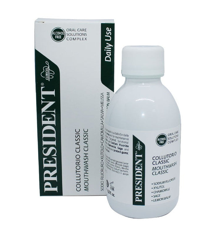 Président Bain de Bouche Classic 200ml – Hygiène bucco-dentaire classique