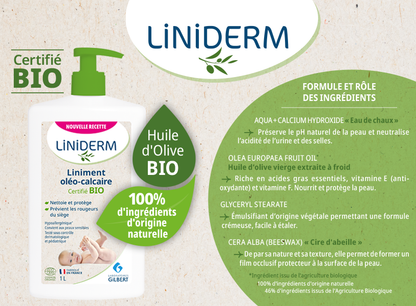 Gilbert Liniderm Liniment oléo-calcaire stabilisé sans pompe 480ML