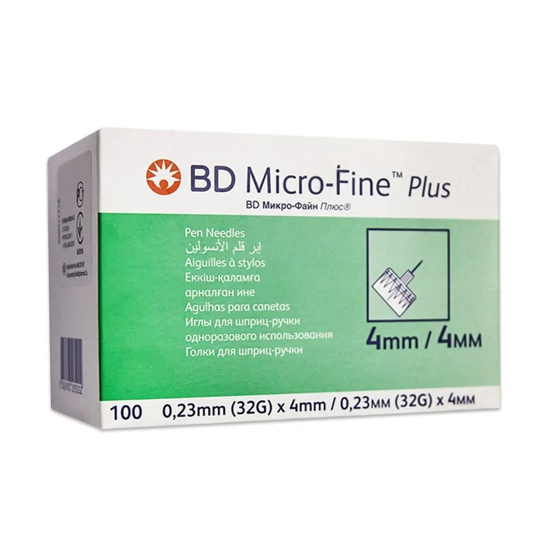 BD MICRO-FINE PLUS AIGUILLE INSULINE 32G/4MM