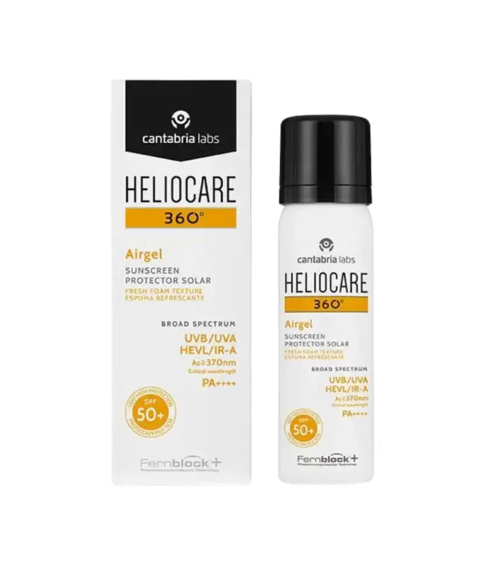 Heliocare 360 Airgel SPF 50 – Mousse Légère Haute Protection