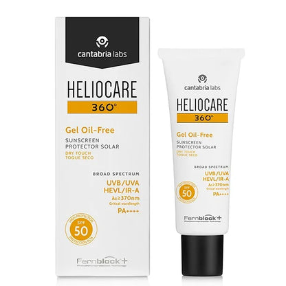 HELIOCARE 360° Oil Free SPF50+ 50 ml – Protection Solaire Peau Mixte/Grasse