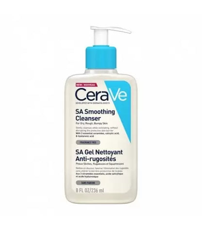 CeraVe SA Gel Nettoyant Anti-Rugosités  – Peaux Rugueuses & Squameuses