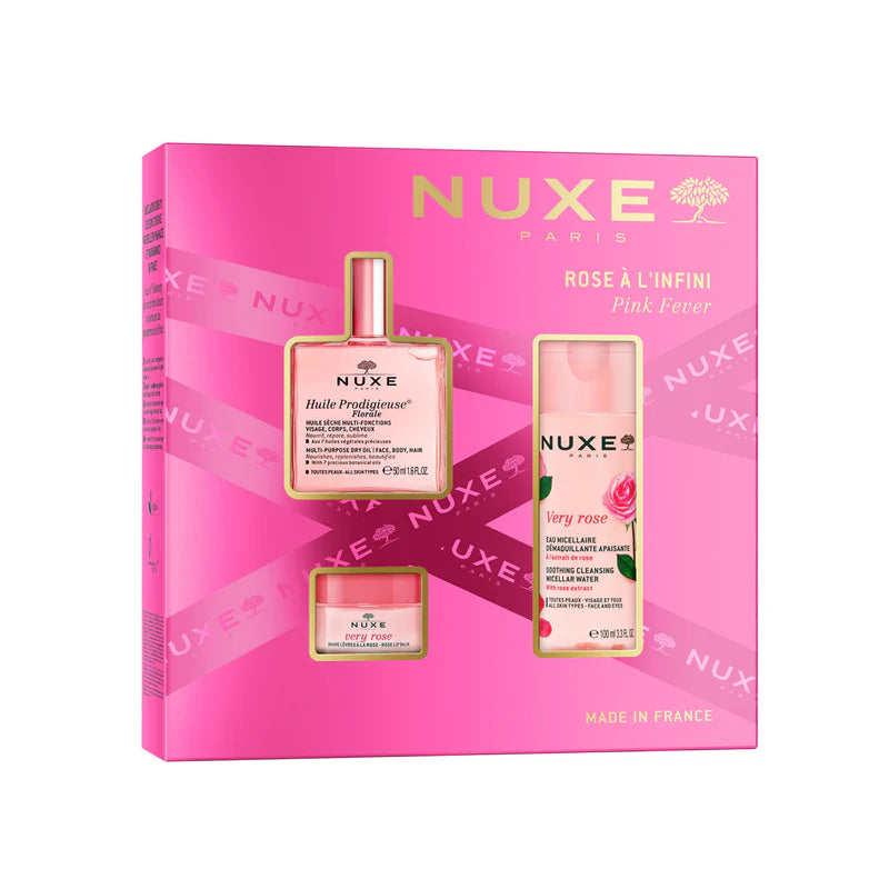 NUXE Coffret HUILE PRODIGIEUSE Noël Rose A l'Infini