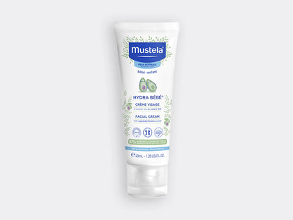 MUSTELA Crème Visage Hydra Bébé à l'avocat BIO 40ML