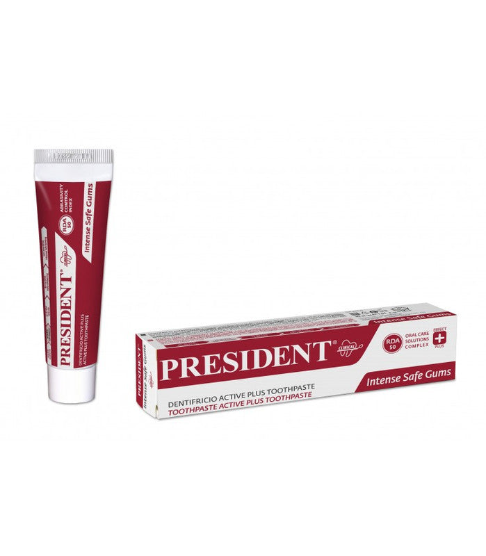 Président Pâte Active Plus 30ml – Soin renforcé contre la plaque dentaire