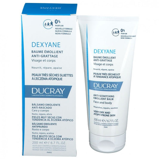 Ducray Dexyane Baume Emollient 200ml – Peaux Atopiques & Très Sèches