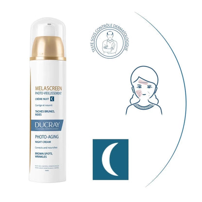 Ducray Melascreen Crème Nuit 50ml – Soin Anti-taches Régénérant