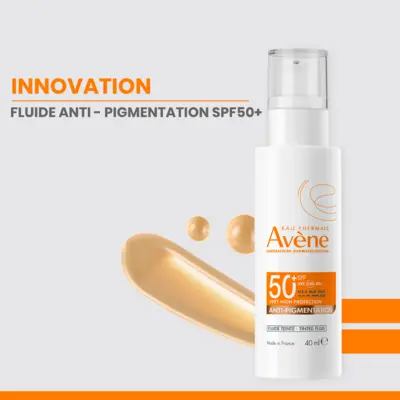 Avène Fluide Anti-Pigmentation SPF50+ 40ml | Protection Solaire Visage