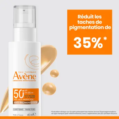 Avène Fluide Anti-Pigmentation SPF50+ 40ml | Protection Solaire Visage