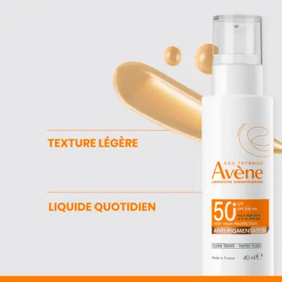 Avène Fluide Anti-Pigmentation SPF50+ 40ml | Protection Solaire Visage