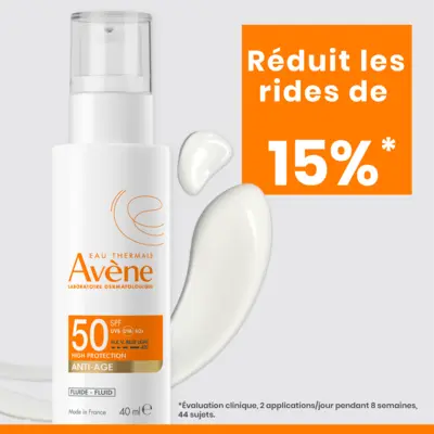 Avène Fluide Anti-Âge SPF50 40ml | Protection Solaire Visage