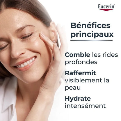 Eucerin Hyaluron-Filler Crème Jour 50ml – Anti-Rides & Hydratation Peau