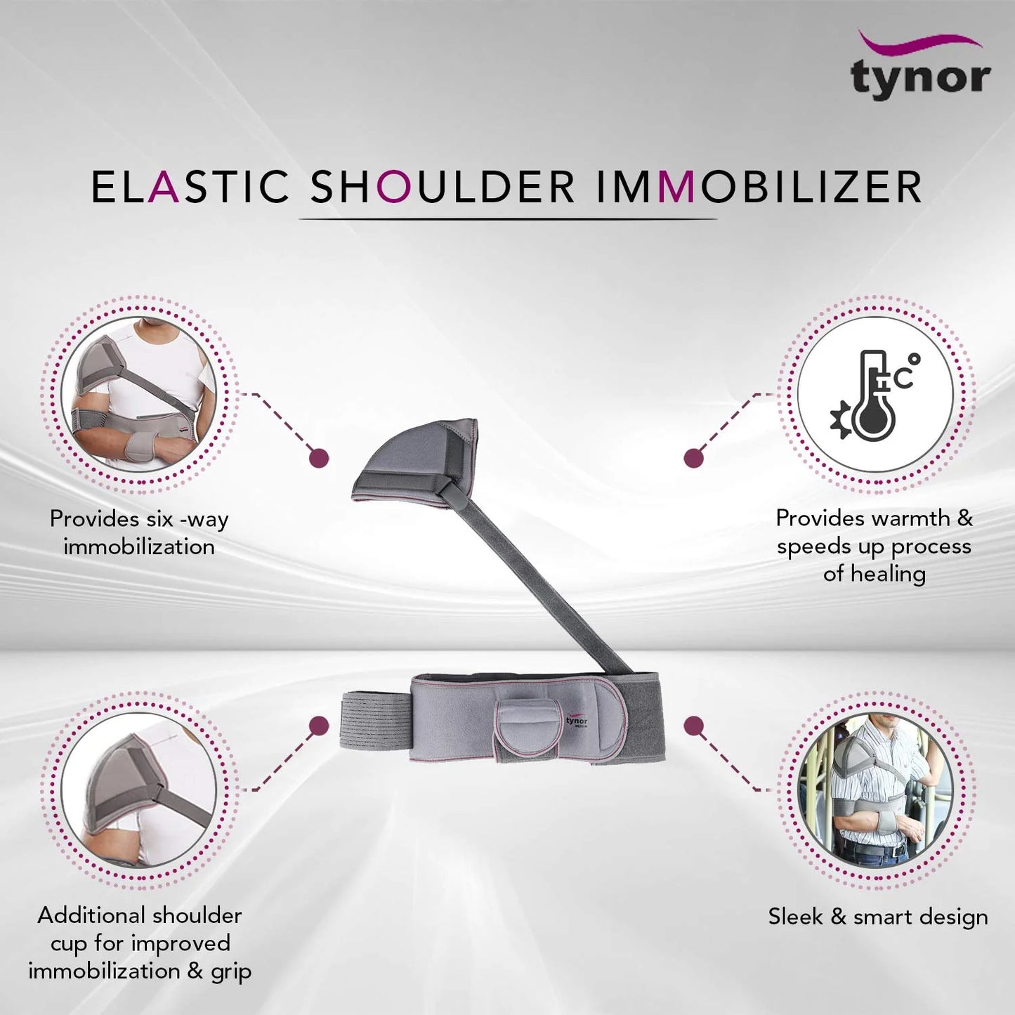 Tynor Immobilisateur d’Épaule Universel C03 – Universal Shoulder Immobilizer