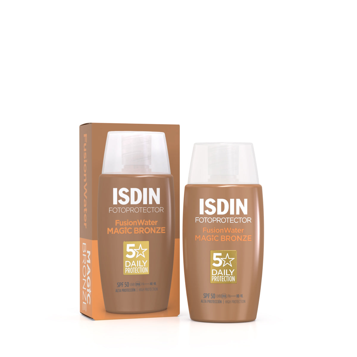 ISDIN Fotoprotector Water Color Bronze SPF50 – Fluide Teinté Bronze 50ml