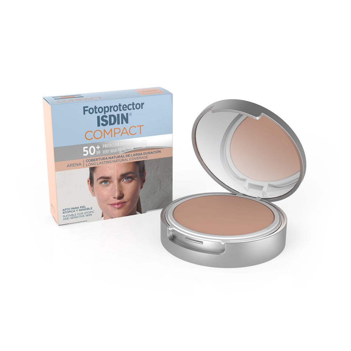 ISDIN Fotoprotector Compact SPF50+ Arena – Maquillage Solaire 10g