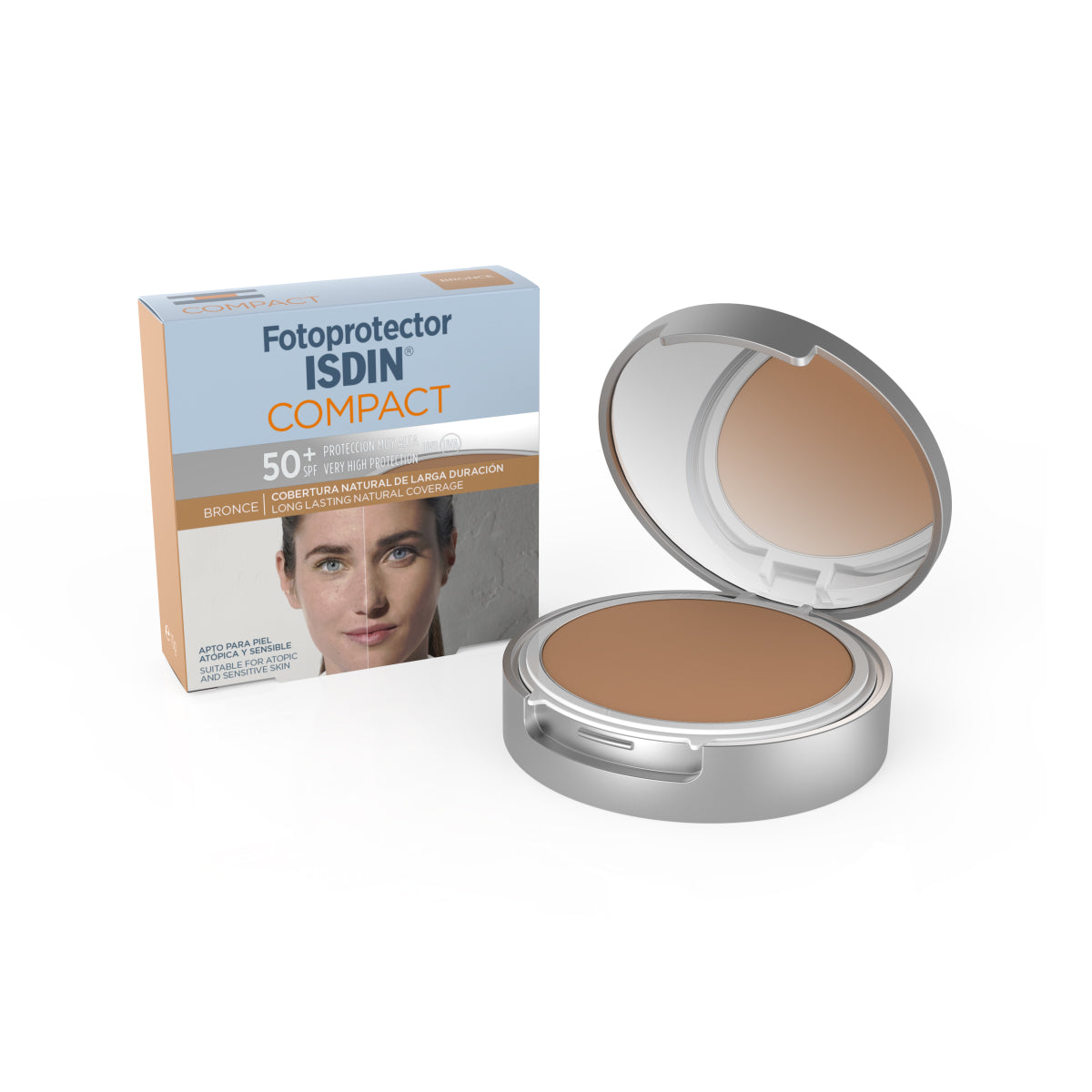 ISDIN Fotoprotector Compact SPF50+ Bronze – Maquillage Solaire 10g