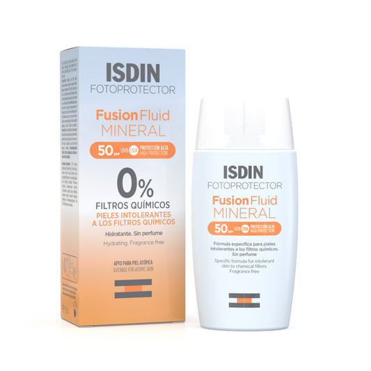 ISDIN Fotoprotector Minéral SPF50 – Peaux Sensibles 50ml