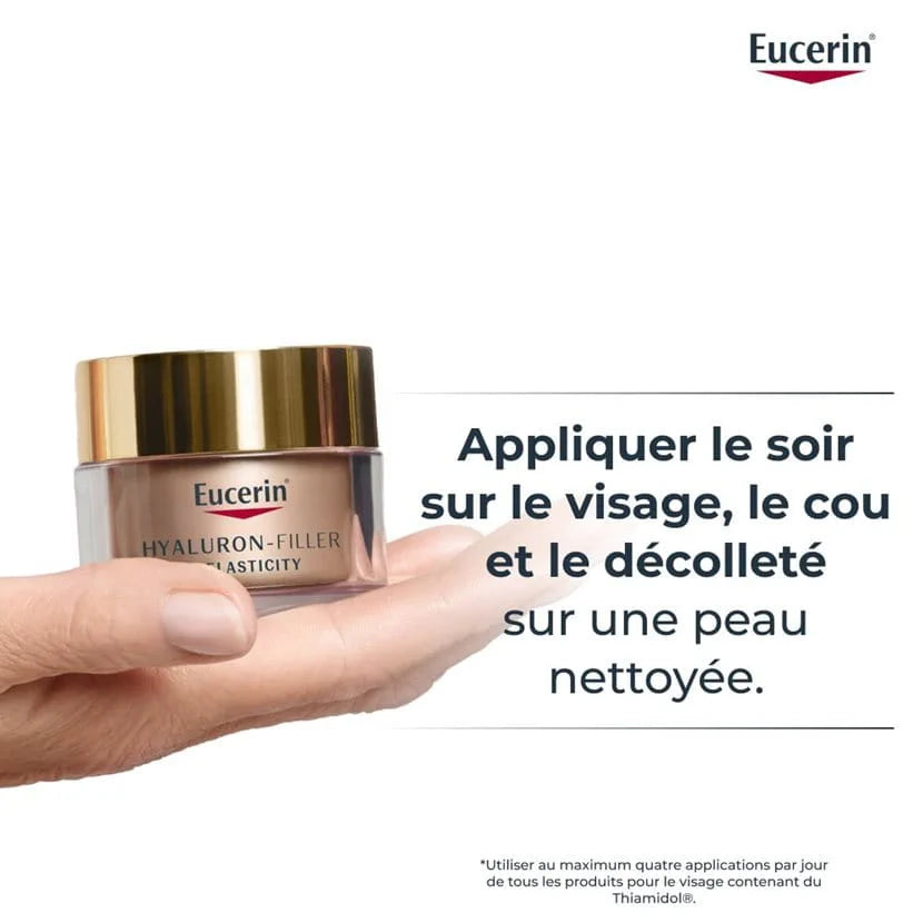 Eucerin Hyaluron-Filler + Elasticity Crème Nuit 50ml – Anti-Rides & Fermeté