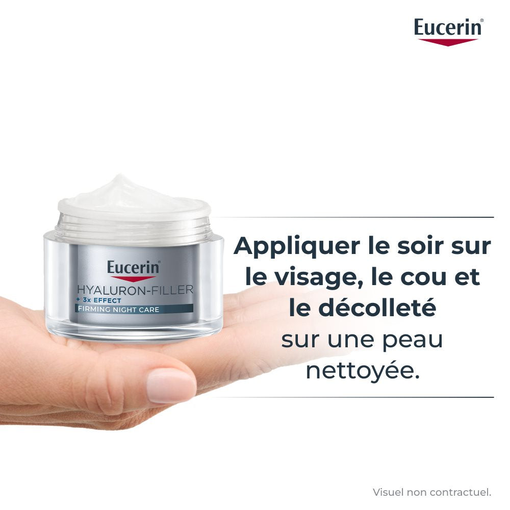 Eucerin Hyaluron-Filler Crème de Nuit 50ml – Anti-Rides & Hydratation Intense