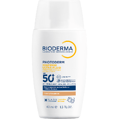 Bioderma Photoderm XDéfense UltraFluid SPF50+ TEINTE 03 40 ml – Anti-Lumière Bleue