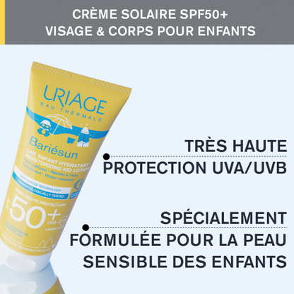 Uriage Bariésun SPF50+ Lait Enfant 100 ml – Peaux Délicates des Enfants