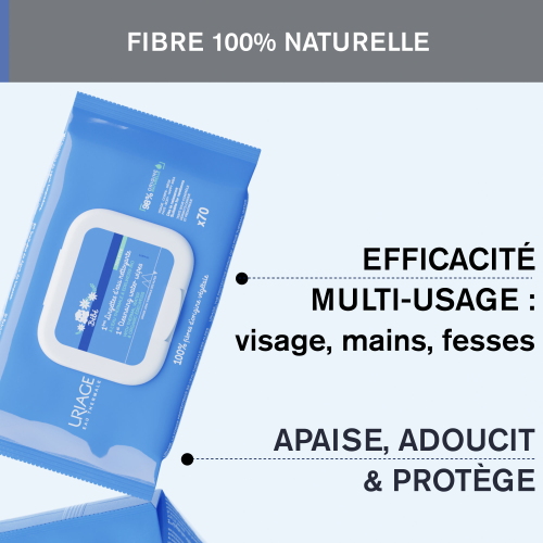 URIAGE BEBE 1ERE LINGETTES X70 NOUVEAU