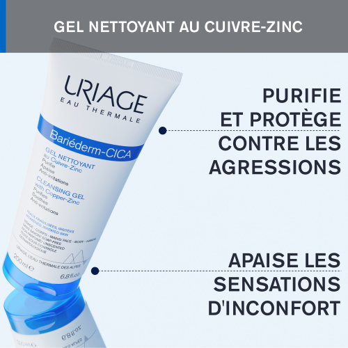 URIAGE BARIEDERM CICA GEL NETTOYANT 200 ML