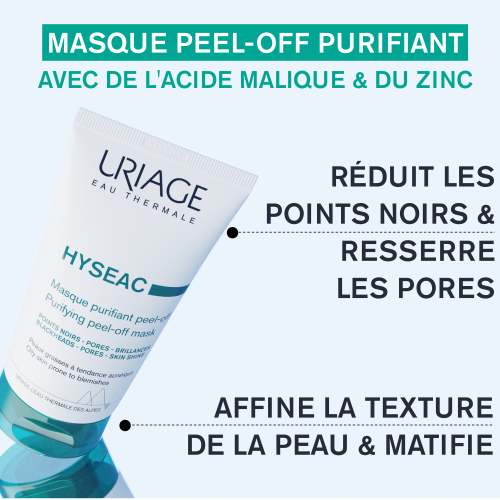 URIAGE HYSEAC MASQUE PEEL OFF DOUX 50 ML