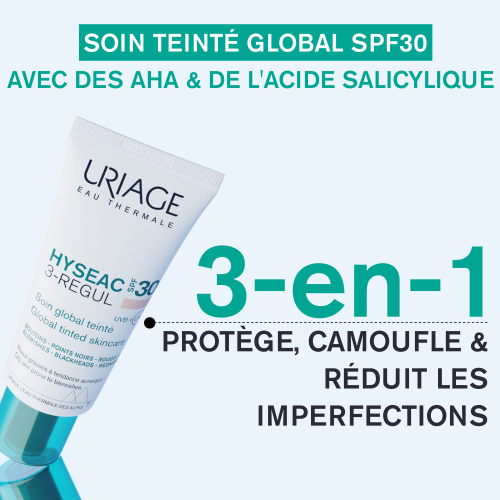 URIAGE HYSEAC 3REGUL GLOBAL TEINTE SPF30  40ML