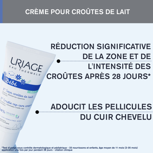 URIAGE BEBE 1ER SOIN CROUTE DE LAIT 40 ML