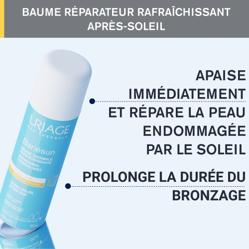 Uriage Bariésun Sun Water SPF50+ 200 ml – Brume Rafraîchissante Corps & Visage