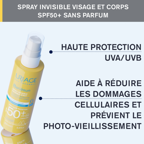 Uriage Bariésun SPF50+ Spray 200 ml – Protection Corps & Visage