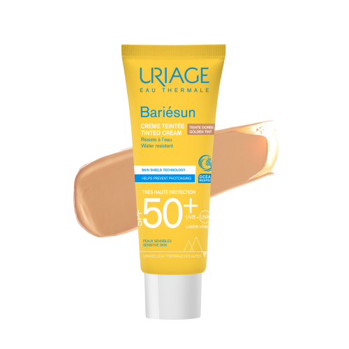 Uriage Bariésun SPF50+ Crème Dorée 50 ml – Teint Hâlé Naturel