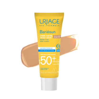 Uriage Bariésun SPF50+ Crème Dorée 50 ml – Teint Hâlé Naturel