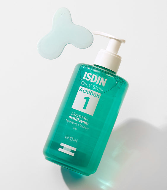ISDIN Acniben 1 Gel Nettoyant Matifiant – Peaux Grasses 400ml
