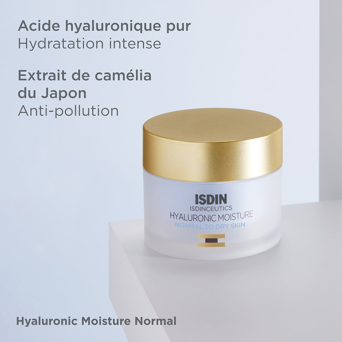 ISDIN Hyaluronic Moisture Crème – Peau Normale à Sèche 50g