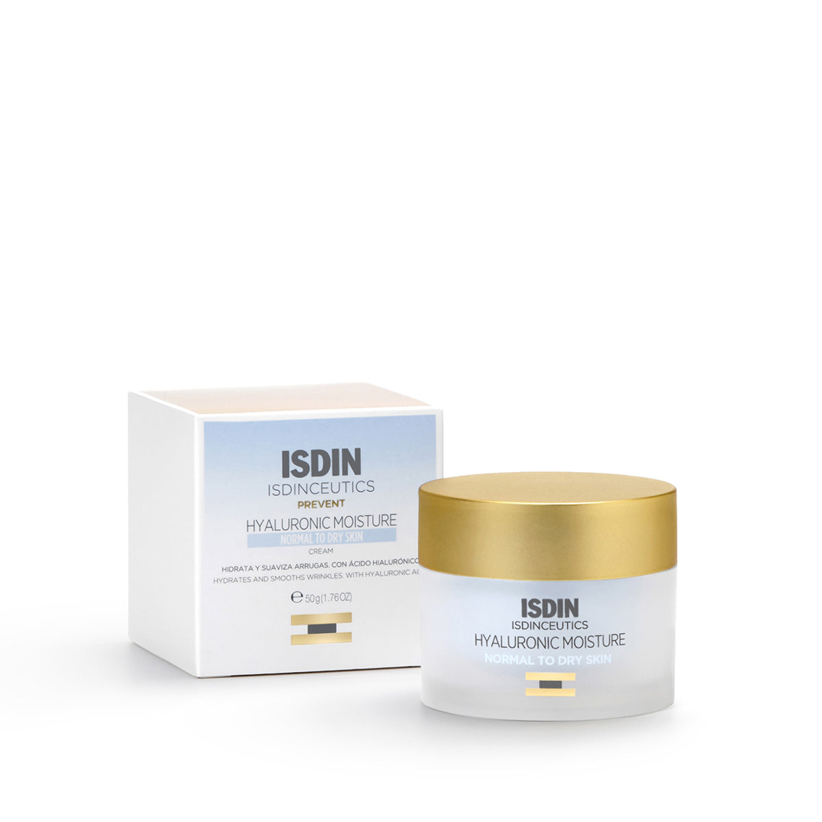 ISDIN Hyaluronic Moisture Crème – Peau Normale à Sèche 50g
