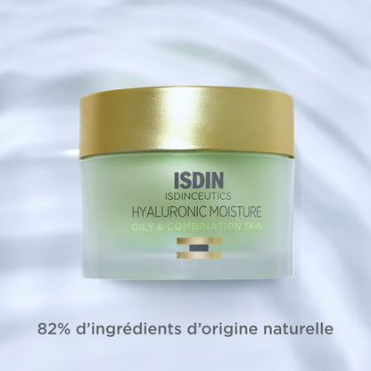 ISDIN Hyaluronic Moisture Crème – Peau Grasse à Mixte 50g
