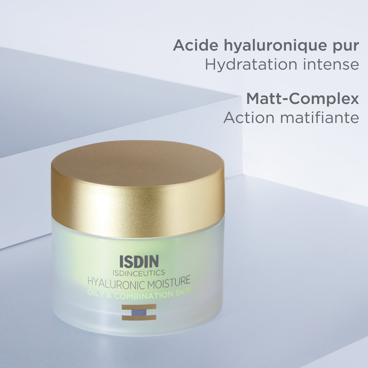ISDIN Hyaluronic Moisture Crème – Peau Grasse à Mixte 50g