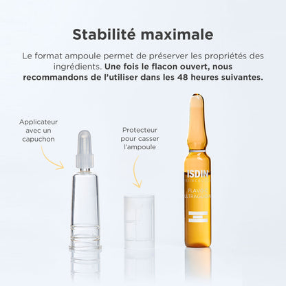 ISDIN Flavo-C Ultraglican – 30 Ampoules
