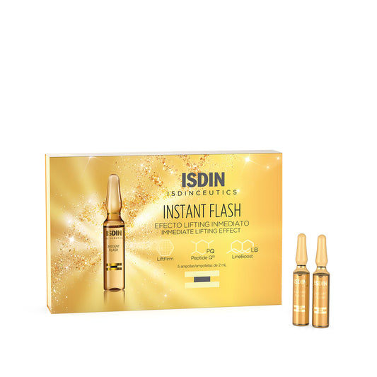 ISDIN Instant Flash – Ampoules Coup d’Éclat x5