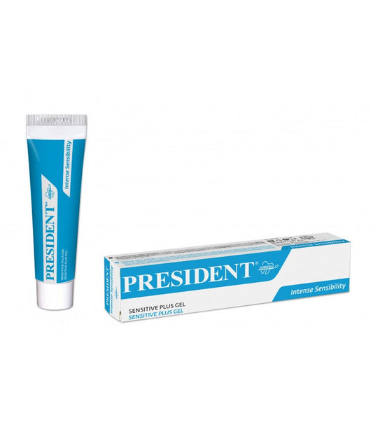 Président Gel Sensitive Plus 30ml – Apaisant pour dents & gencives sensibles