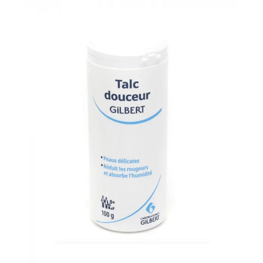 Gilbert Talc Douceur – Flacon Poudreur Apaisant Peau