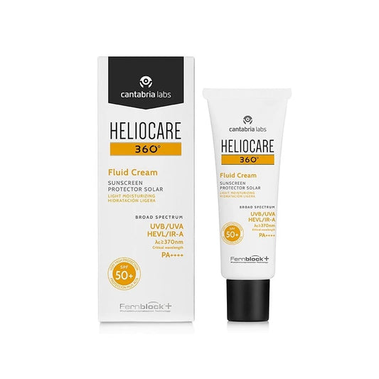 Heliocare 360 Fluide Crème SPF 50 – Soin Solaire Haute Protection