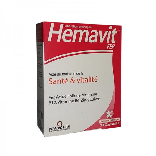 HEMAVIT FER 30 CAPSULES