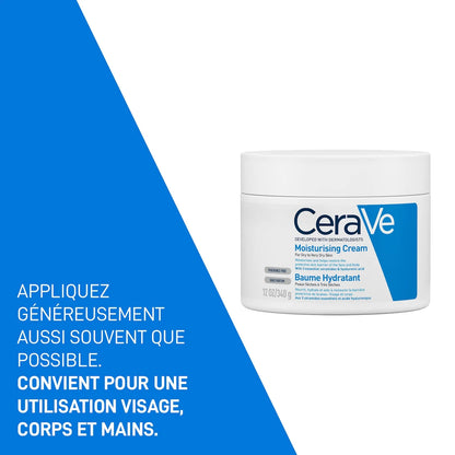 CeraVe Baume Hydratant 355ml – Hydratation Intense 24H